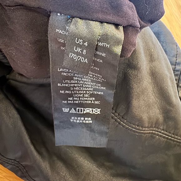 Free People Midnight Magic Faux Mini Skirt Black Size 4 - Picture 6 of 7